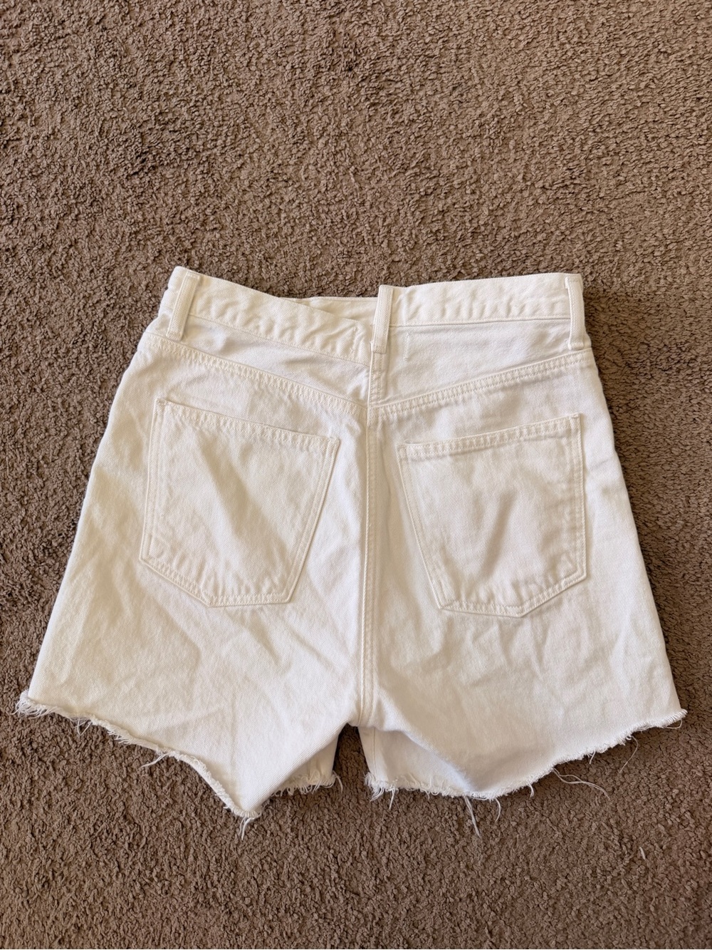 AGOLDE white denim shorts - Picture 4 of 10